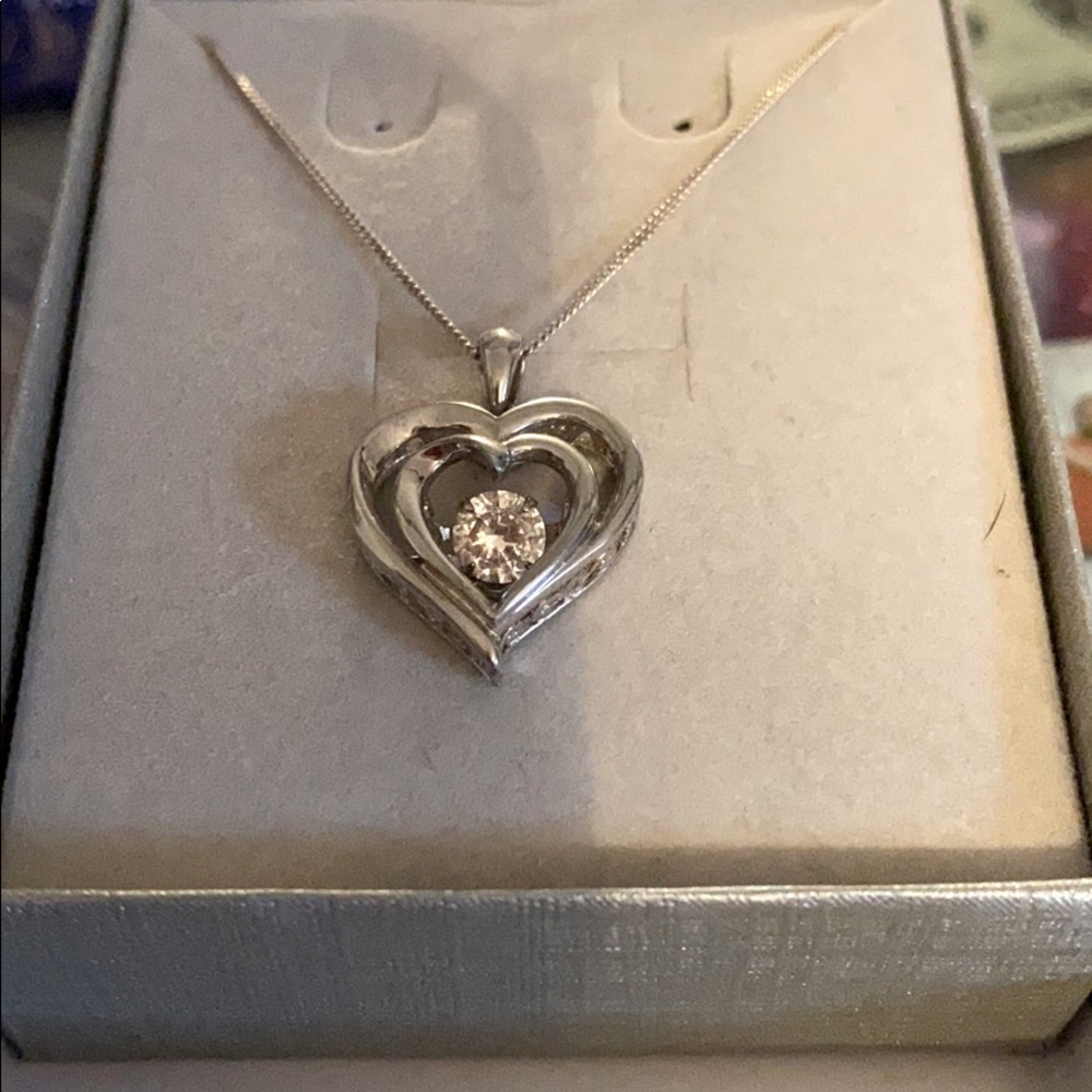 Sterling silver Heart that never stops moving...